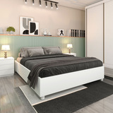 Cama Box Casal Monaco Em Mdp Com Pés Tcil