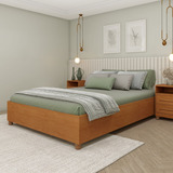 Cama Box Casal Mônaco Tcil Móveis Cinamomo Ff
