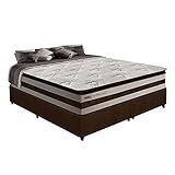 Cama Box Colchão Molas Pocket Love Story Gazin Queen 