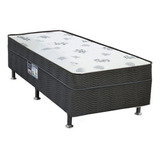 Cama Box Conjugado Solteiro Colchão Molas Nanolastic Union