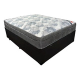 Cama Box Ortobom Iso Superpocket Casal De 188cmx138cm Preto