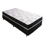 Cama Box Solteiro Conjugada 12cm Só De Espuma Muito Macia