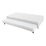 Cama Box Solteiro Universal Cosmopolita Bicama Branco 096x203 Solteiro Americano