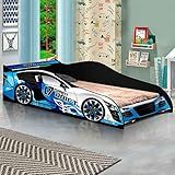 Cama Carro Drift Infantil Azul 1 Cama