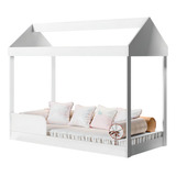 Cama Casa Infantil Crystal Montessoriana Quarto Princesa Meninas Docel Baby Castelo Neloja
