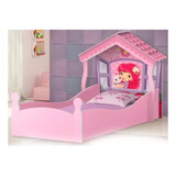 Cama Casa Moranguinho Infantil Rosa 150x70cm
