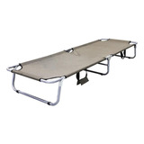 Cama De Acampamento Dobrável Cinza Nautika Kayman Cama De Acampamento