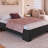 Cama De Casal Box Com Estrado Fixo 140 Xangai Grafite