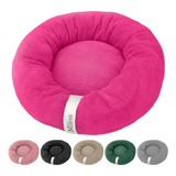 Cama De Gato Caminha Nuvem Ninho Pet Soft Redonda 50x50cm Cor Pink