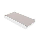 Cama De Solteiro Auxiliar Para Colchão 88 X 188 Cm Multimóveis Cr35012 Branca