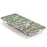 Cama Dobrável Com Colchão De Solteiro Portátil Para Camping