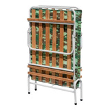 Cama Dobrável Solteiro Portátil Com Colchão Envio Rápido