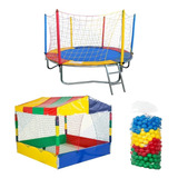 Cama Elástica 2 30 Piscina De Bolinhas 1 50 500 Bolinhas