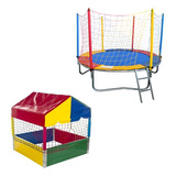 Cama Elástica Pula Pula 2 30m Piscina De Bolinhas 1 00m 