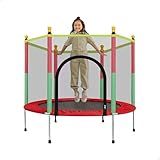 Cama Elástica Pula Pula Trampolim Infantil Colorida Criança Playground Rede Com Zíper 1-4m