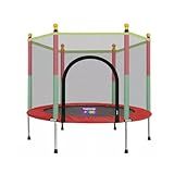 Cama Elástica Pula Pula Trampolim Infantil Colorida Rede Com Zíper 1 4m