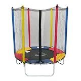 Cama Elástica Trampolim Pula Pula Linha Kinds Infantil 1 40m C Zíper E Rede De Proteção Preta HENRI TRAMPOLIM
