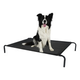 Cama Elevada Suspensa Pet Tamanho G Cachorro Preto Dm01