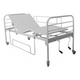 Cama Fawler Hospitalar 2 Movimentos Manivela C Colchão 10u