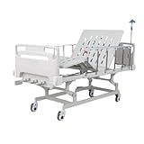 Cama Hospitalar Fowler Leito Manual 3 Movimentos 5 Posições Suporta Até 200 Kg Healt Clean