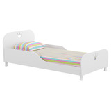 Cama Infantil C Colchão 100 Mdf Realeza Multimóveis Branca Cor Branco