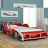 Cama Infantil Carro F1 090 Gelius Móveis Vermelho