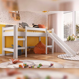 Cama Infantil Com Escorregador E Escada