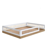 Cama Infantil Montessoriana Casal Com Estrados Em Mdf 1 95m