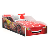 Cama Infantil Montessoriana Mini Carro De Corrida Mcqueen Infantil Cor Vermelho Ms Maciel Signorini