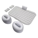 Cama Inflável Colchão Carro Veicular Viagem Cinza Resistente