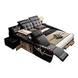 Cama King De Luxo Com Massagem E Armazenamento Queen
