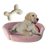 Cama Oval G Tecido Soft Confortavel Com Ossinho Kit 2 Pçs