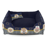 Cama P Cachorro Gato Caminha Pet 60x60 100 Lavável Cor Ursinho Imperial