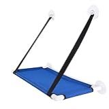 Cama Para Gato Suspensa Queen Janela Rede Caminha Pet Premium Azul 