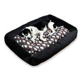 Cama Pet Cachorro Extra Grande Impermeável Ziper 2 Peças