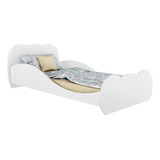 Cama Solteiro C Colchão Mdf Safira Multimóveis Fgm2761 Bca