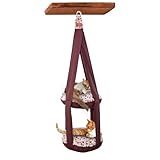 Cama Suspensa Para Gatos Dupla Tabaco