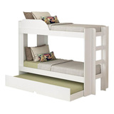 Cama Treliche Solteiro Cimol Bia 100 Mdf Branco