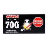 Câmara De Ar Com Selante 700x23 25c Kenda Bico Fino Speed
