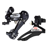 Câmbio Dianteiro Traseiro 7v Tipo Shimano Bike 21v Aro 26 29