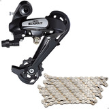 Câmbio Traseiro 7v Bike 21v Corrente Bicicleta Index Mtb