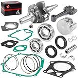 Cambota Pistão Da Biela Kit De Reconstrução Do Rolamento Da Junta Do Anel Para Carrinho De Golfe YAMAHA G2 G5 G8 G9 G11 1985 1995