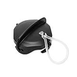 Camco Tampa De Esgoto RV Durável Sem Odor Evita Vazamentos Do Seu Sistema De Esgoto RV Campista Ou Reboque Fácil De Instalar E Usar 39452 Preta