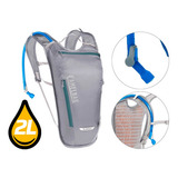 Camelback Térmica P Ciclistas Mochila De Hidratação 2l Cor Cinza Desenho Do Tecido Liso