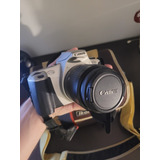 Câmera Analógica Canon Eos 300   Lente 35   80mm   Case Ikon