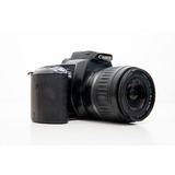 Câmera Analógica Canon Eos 3000 Quartz Date C  Lente 18 55