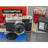 Câmera Analógica Olympus Trip 35 Flash nova E Revisada 