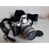 Câmera Analógica Slr Pentax Mz 50 35 80mm Com Flash Extra