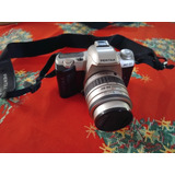 Câmera Analógica Slr Pentax Mz 50 35 80mm Kit Cinza preta