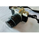 Câmera Analógica Slr Pentax Mz 50 35 80mm Kit Cinza preta